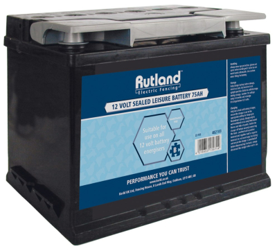 Rutland 12 Volt Leisure Battery 75Ahr