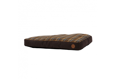 Ancol Brown And Blue Tartan Mattress 75x60cm